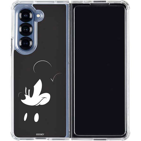 Disney Mickey Mouse Black and White Galaxy Z Fold6 Clear Case