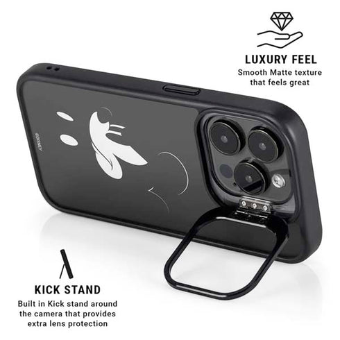 Disney Mickey Mouse Black and White iPhone 13 Pro Max Kickstand Case