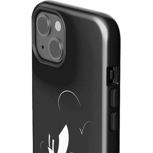 Disney Mickey Mouse Black and White iPhone 15 Impact Case