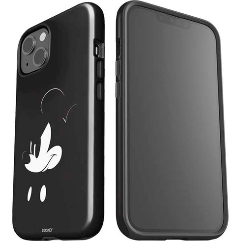 Disney Mickey Mouse Black and White iPhone 15 Impact Case