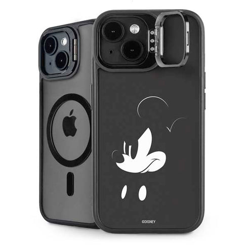 Disney Mickey Mouse Black and White iPhone 15 Kickstand Case