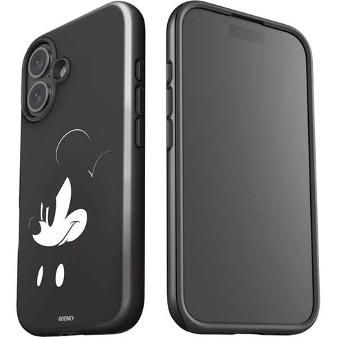 Disney Mickey Mouse Black and White iPhone 16 Impact Case