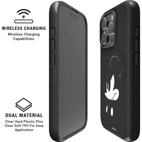Disney Mickey Mouse Black and White iPhone 16 Pro Magsafe Impact Case