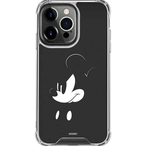 Disney Mickey Mouse Black and White iPhone 16 Pro Max Clear Case
