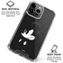 Disney Mickey Mouse Black and White iPhone 16 Pro Max Clear Case