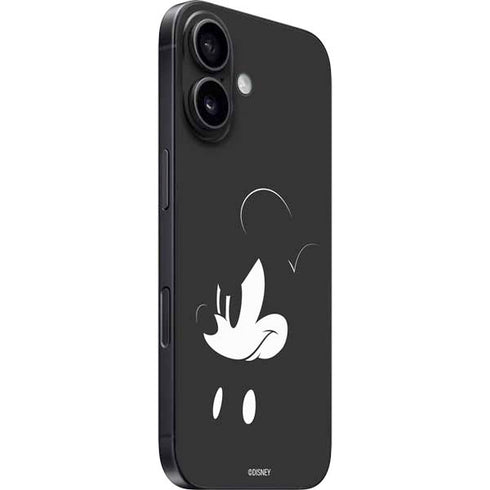 Disney Mickey Mouse Black and White iPhone 16 Skin