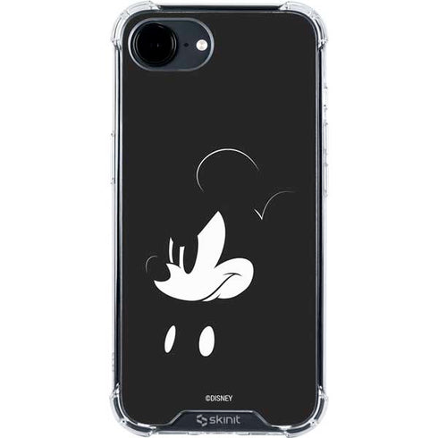 Disney Mickey Mouse Black and White iPhone 16e Clear Case