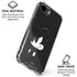 Disney Mickey Mouse Black and White iPhone 16e Clear Case