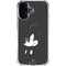 Disney Mickey Mouse Black and White iPhone 17 Clear Case