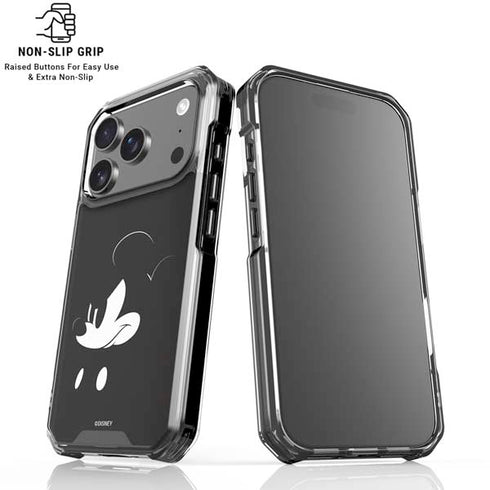 Disney Mickey Mouse Black and White iPhone 18 Pro Clear Case