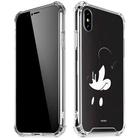 Disney Mickey Mouse Black and White iPhone X/XS Clear Case
