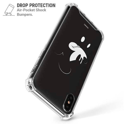 Disney Mickey Mouse Black and White iPhone X/XS Clear Case