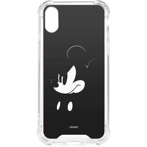 Disney Mickey Mouse Black and White iPhone XS Clear Case