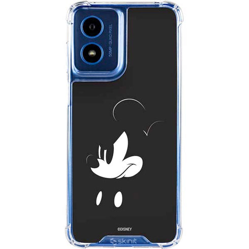 Disney Mickey Mouse Black and White Moto G 5G (2024) Clear Case