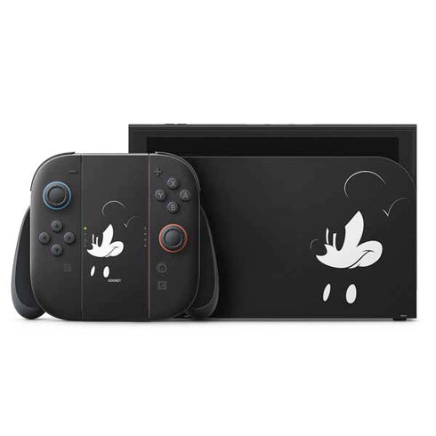 Disney Mickey Mouse Black and White Nintendo Switch 2 (2025) with Joy-Con Skin