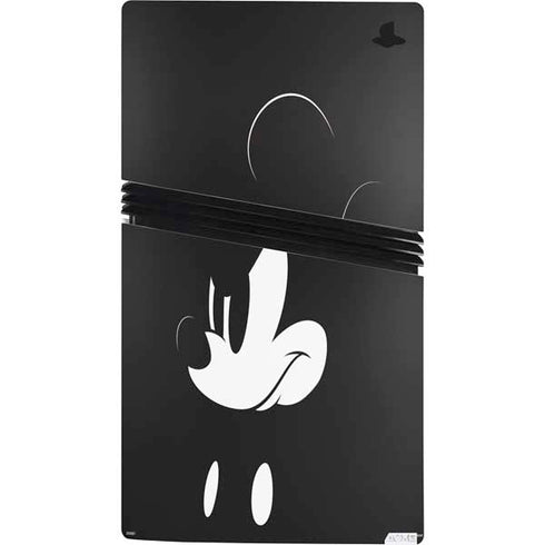 Disney Mickey Mouse Black and White PS5 Pro Console Skin