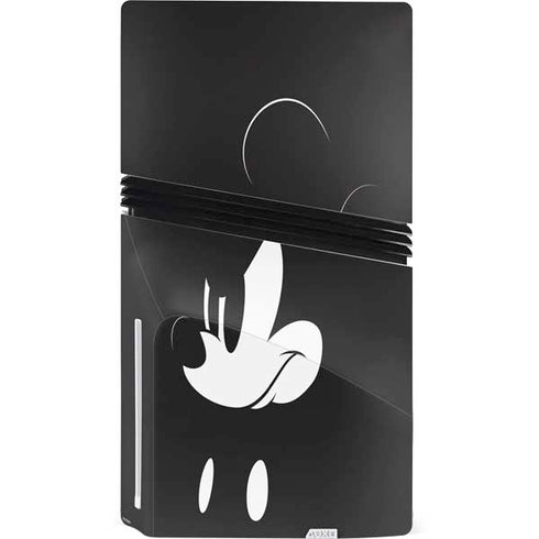 Disney Mickey Mouse Black and White PS5 Pro Disk Bundle Skin