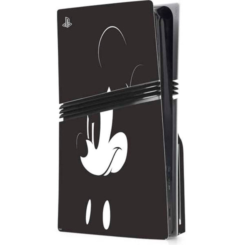 Disney Mickey Mouse Black and White PS5 Pro Disk Console Skin
