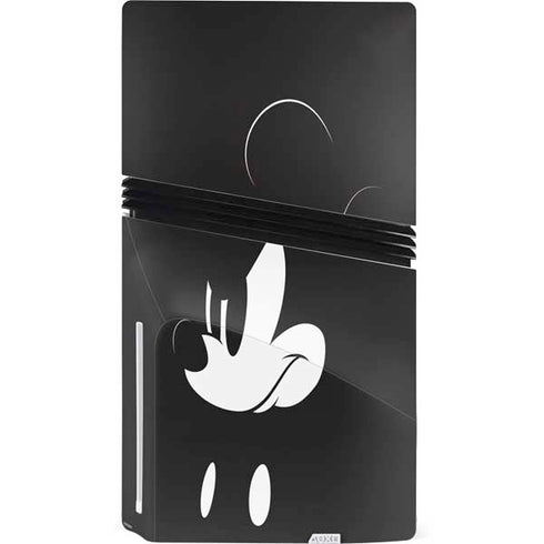 Disney Mickey Mouse Black and White PS5 Pro Disk Console Skin