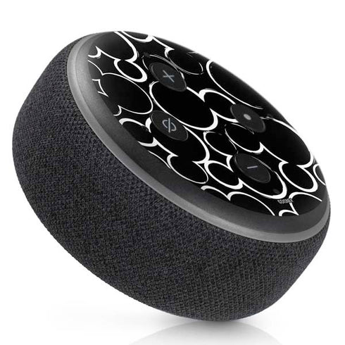 Disney Mickey Mouse Logo Pattern Amazon Echo Dot Skin