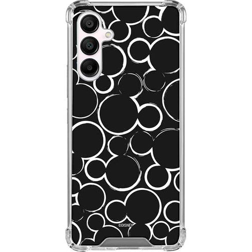Disney Mickey Mouse Logo Pattern Galaxy A16 5G Clear Case