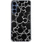 Disney Mickey Mouse Logo Pattern Galaxy A35 5G Clear Case