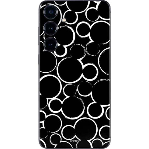 Disney Mickey Mouse Logo Pattern Galaxy S25 Plus Skin