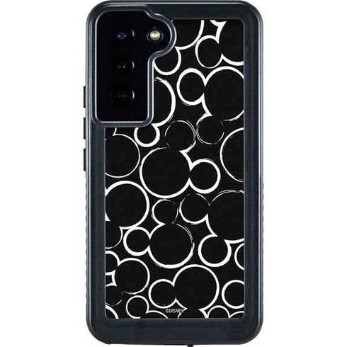 Disney Mickey Mouse Logo Pattern Galaxy S24 Plus Waterproof Case