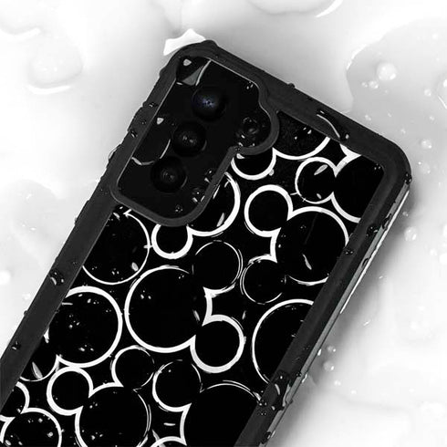 Disney Mickey Mouse Logo Pattern Galaxy S24 Plus Waterproof Case