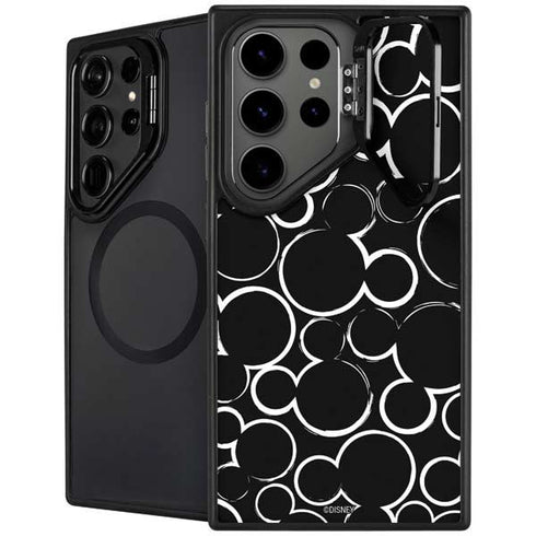 Disney Mickey Mouse Logo Pattern Galaxy S25 Ultra Kickstand Case