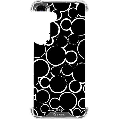 Disney Mickey Mouse Logo Pattern Galaxy S26 Clear Case
