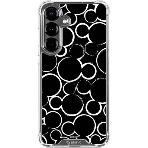 Disney Mickey Mouse Logo Pattern Galaxy S26 Plus Clear Case