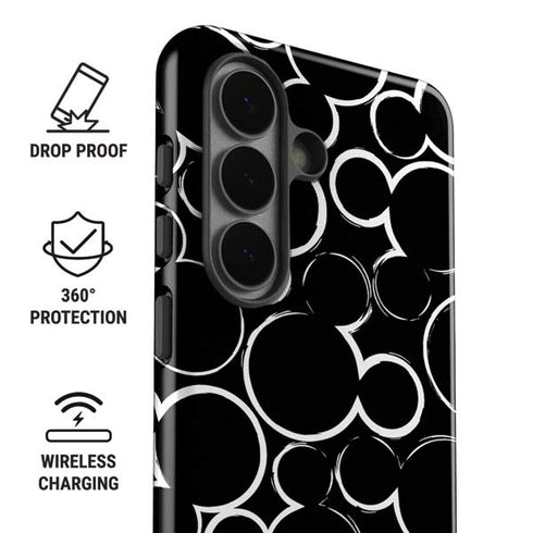 Disney Mickey Mouse Logo Pattern Galaxy S26 Plus Impact Case