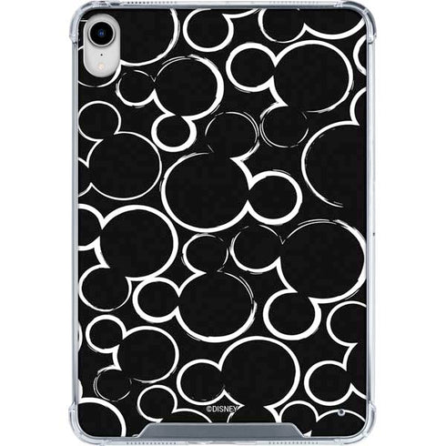 Disney Mickey Mouse Logo Pattern iPad 11th Gen (2025) Clear Case