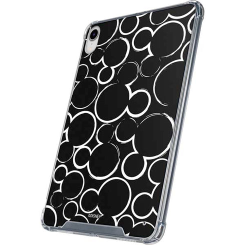 Disney Mickey Mouse Logo Pattern iPad 11th Gen (2025) Clear Case