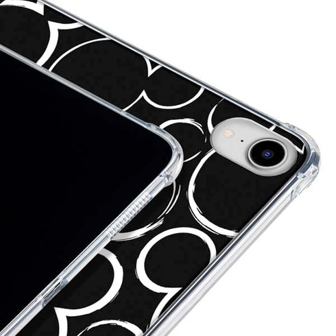 Disney Mickey Mouse Logo Pattern iPad 11th Gen (2025) Clear Case