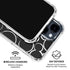 Disney Mickey Mouse Logo Pattern iPhone 15 Clear Case