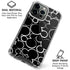 Disney Mickey Mouse Logo Pattern iPhone 16 Pro Clear Case