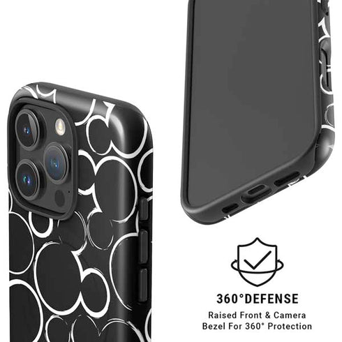 Disney Mickey Mouse Logo Pattern iPhone 16 Pro Magsafe Impact Case