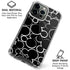 Disney Mickey Mouse Logo Pattern iPhone 16 Pro Max Clear Case