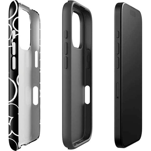 Disney Mickey Mouse Logo Pattern iPhone 16 Pro Max Impact Case