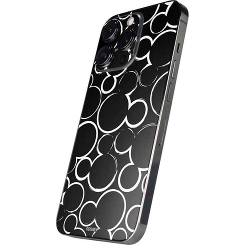 Disney Mickey Mouse Logo Pattern iPhone 16 Pro Max Skin