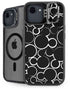 Disney Mickey Mouse Logo Pattern iPhone 16e Kickstand Case