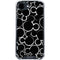 Disney Mickey Mouse Logo Pattern iPhone 16e Clear Case