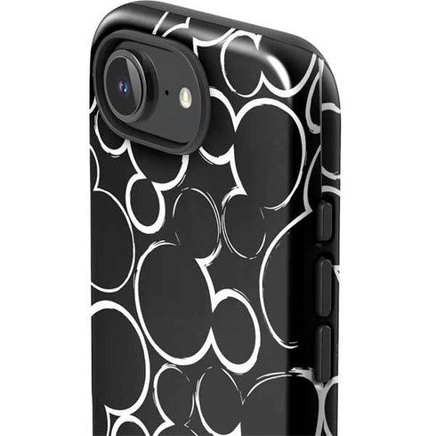 Disney Mickey Mouse Logo Pattern iPhone 16e Impact Case