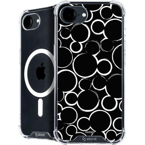 Disney Mickey Mouse Logo Pattern iPhone 16e MagSafe Case