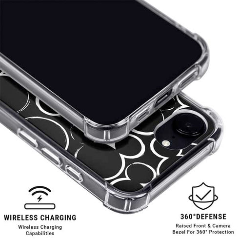 Disney Mickey Mouse Logo Pattern iPhone 16e MagSafe Case