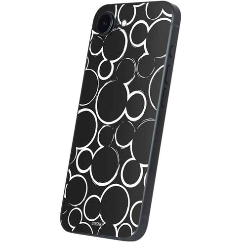 Disney Mickey Mouse Logo Pattern iPhone 16e Skin
