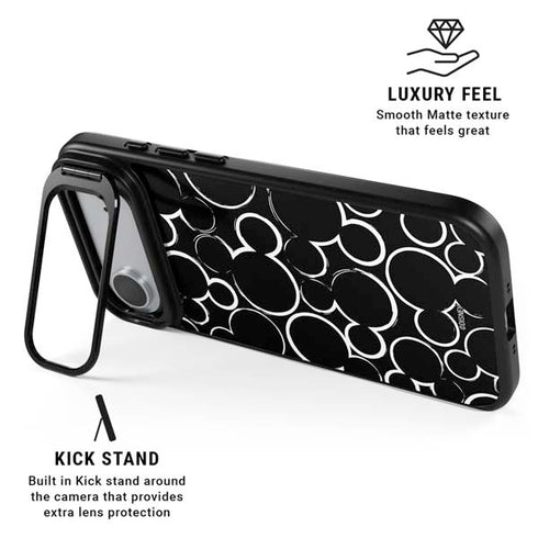 Disney Mickey Mouse Logo Pattern iPhone 17 Air Kickstand Case