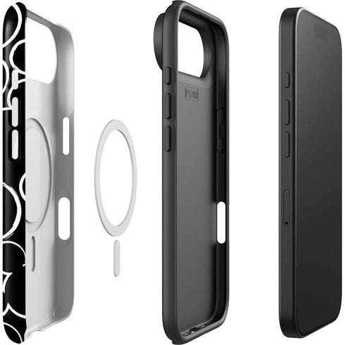 Disney Mickey Mouse Logo Pattern iPhone 17 Air Magsafe Impact Case